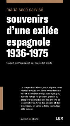 Souvenirs d’une exilée espagnole 1936–1975